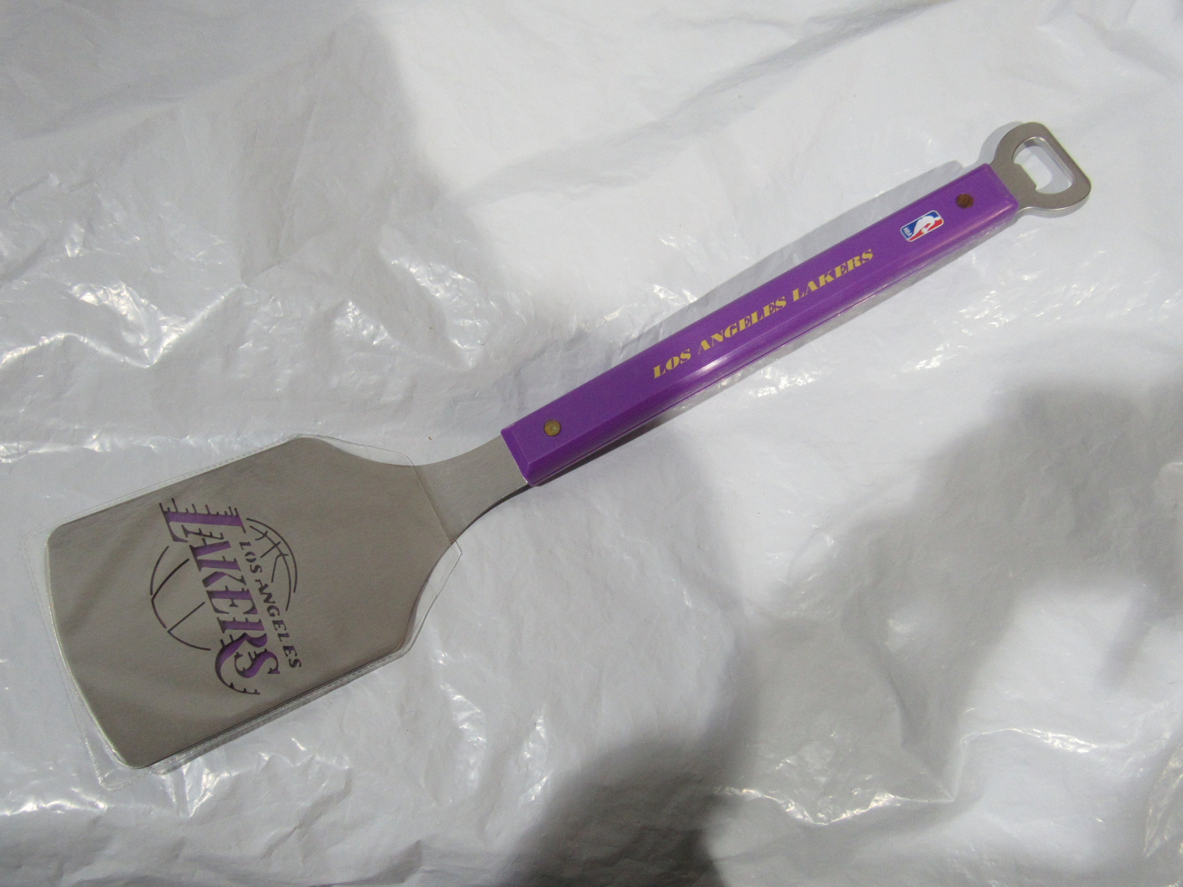 NBA LA Lakers Purple Handle Sportula Grilling Spatula by YouTheFan