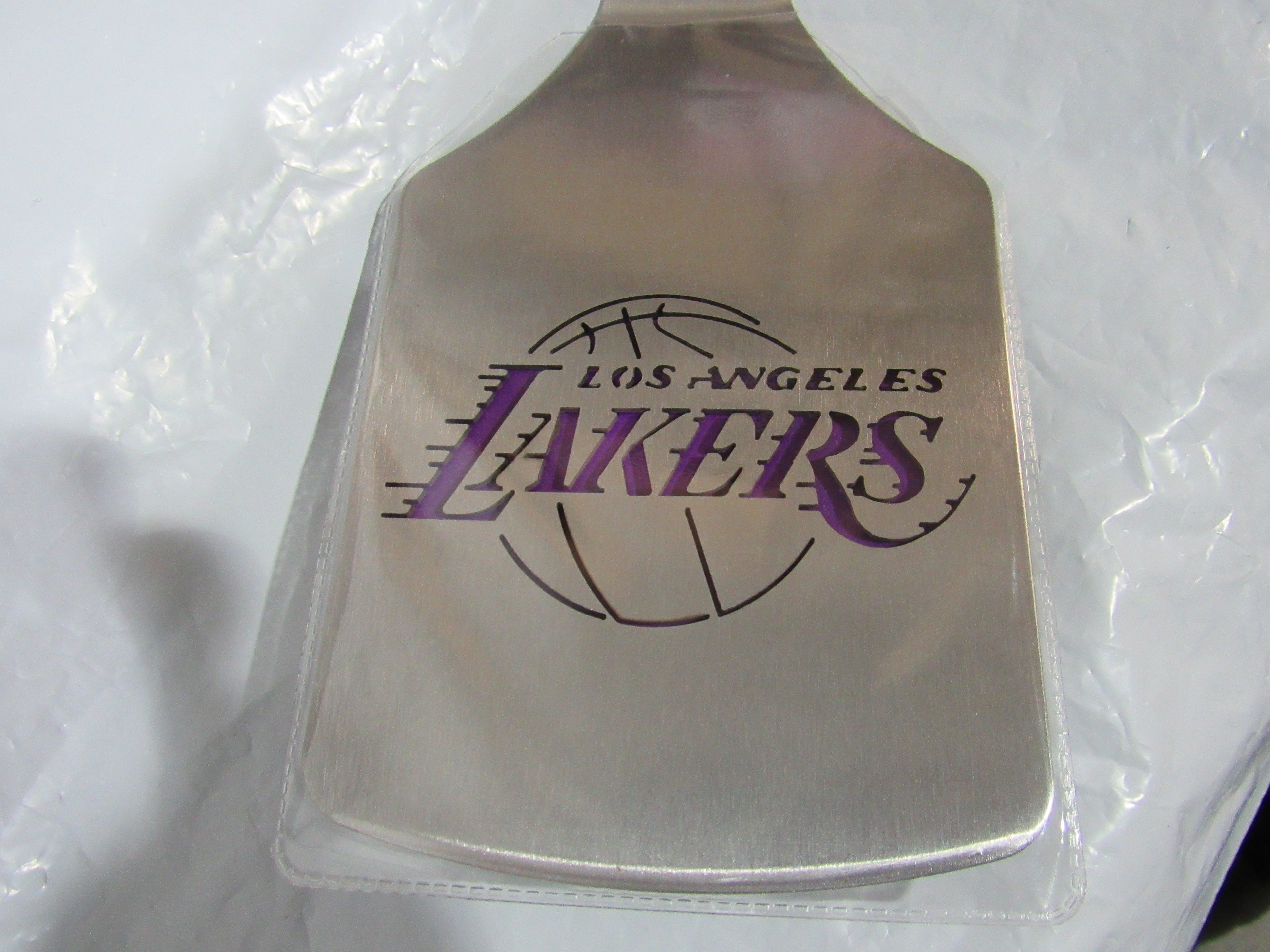 NBA LA Lakers Purple Handle Sportula Grilling Spatula by YouTheFan