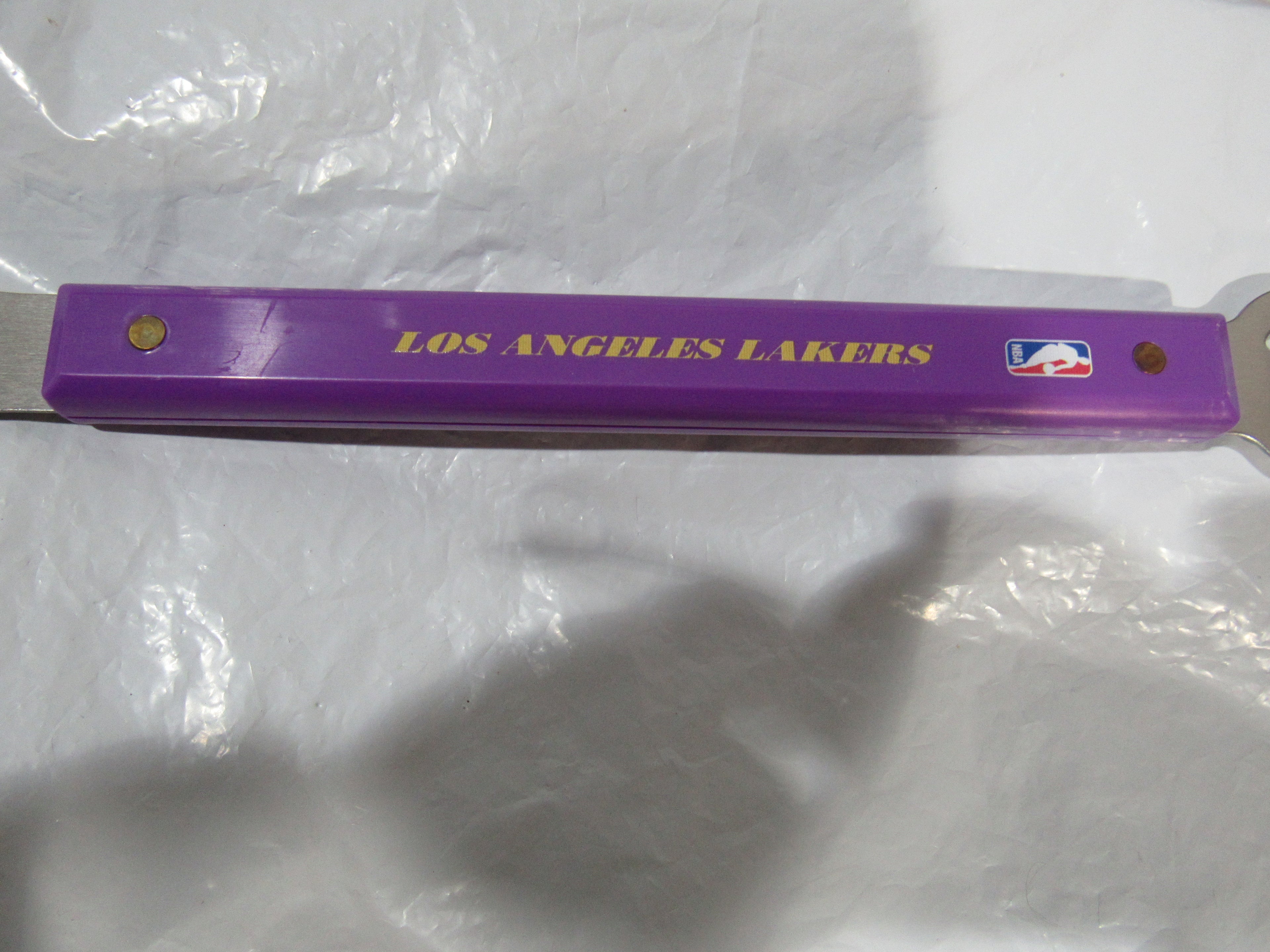 NBA LA Lakers Purple Handle Sportula Grilling Spatula by YouTheFan
