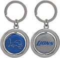NFL Detroit Lions Spinning Logo Key Ring by Forever Collectibles