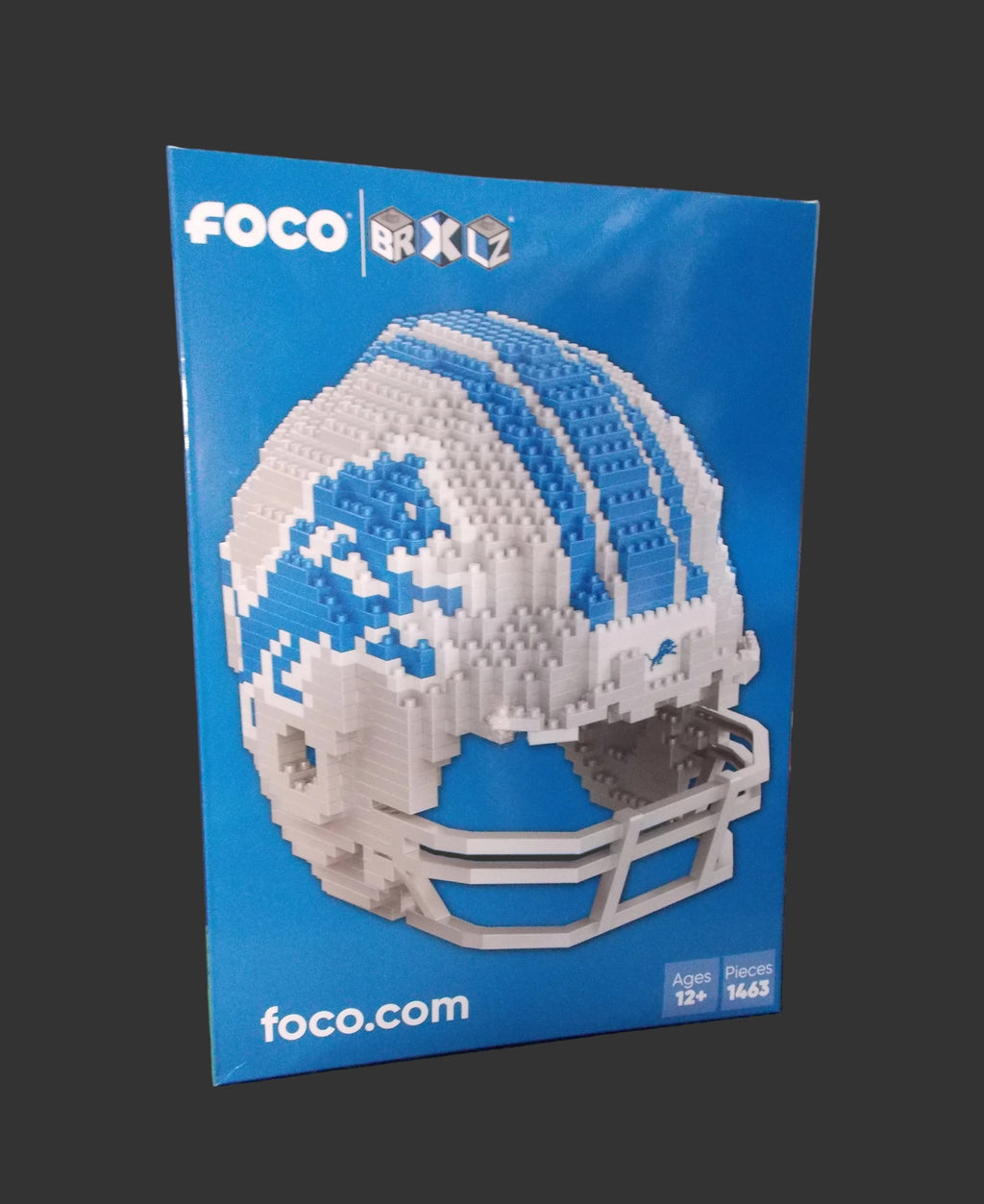 NFL Detroit Lions Helmet Shaped BRXLZ 3-D Puzzle 1463 Pieces
