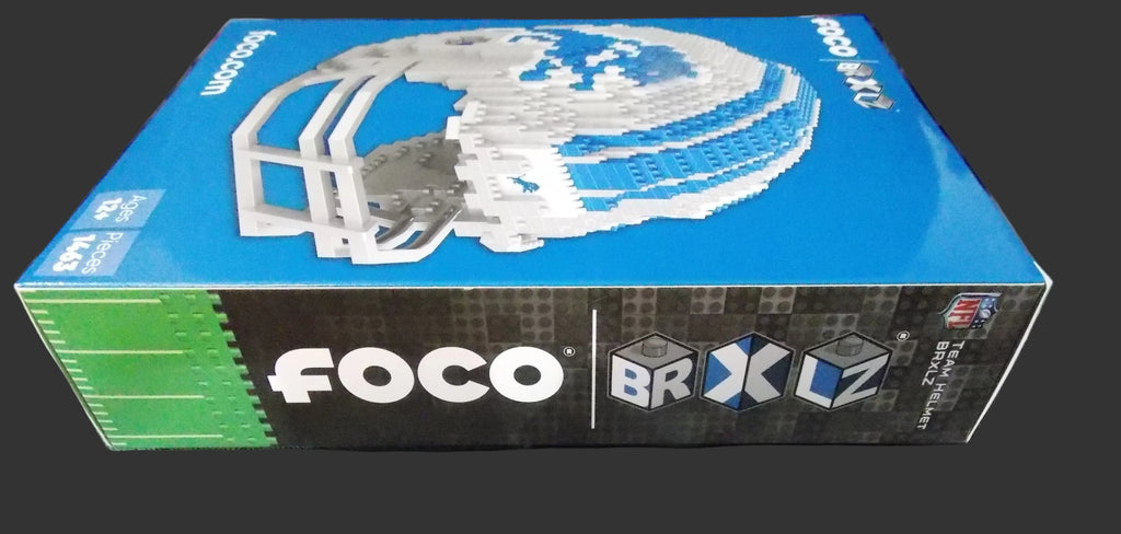 NFL Detroit Lions Helmet Shaped BRXLZ 3-D Puzzle 1463 Pieces