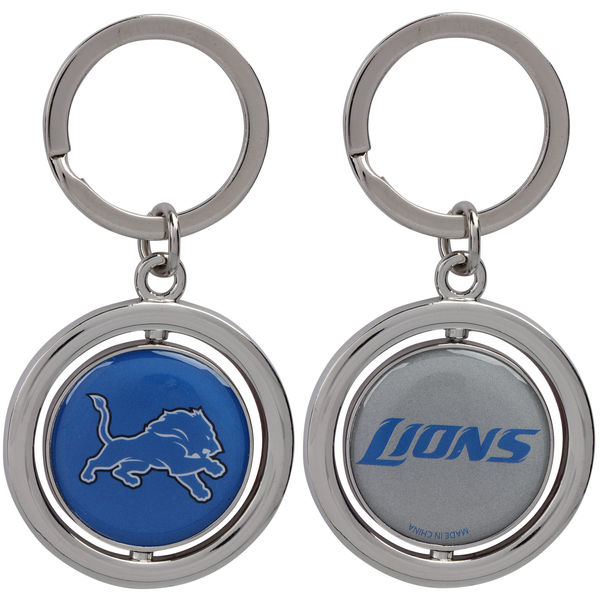 NFL Detroit Lions Spinning Logo Key Ring by Forever Collectibles