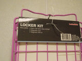 LockerMate 3pc set Stac-A-Shelf Magnetic Cup and Mirror Lavender