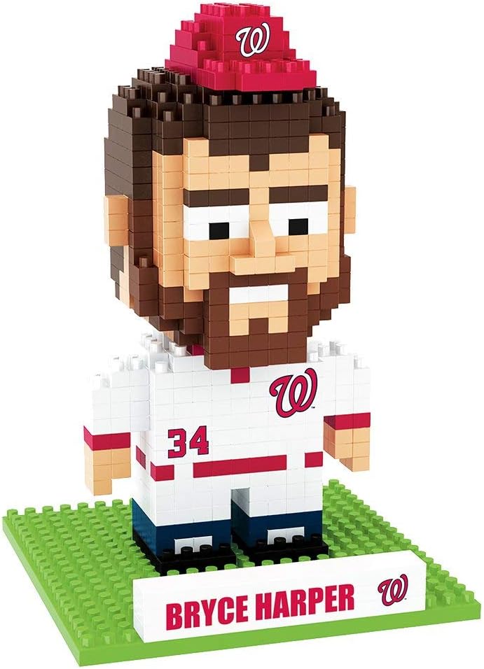 MLB Washington Nationals Bryce Harper #34 3D Puzzle BRXLZ by FOCO