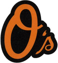 MLB Baltimore Orioles O Logo on 4"x4" Perfect Cut Decal Single WinCraft
