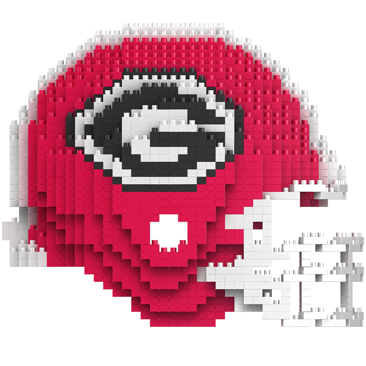 FOCO BRXLZ NCAA Georgia Bulldogs Football Helmet 3-D Construction Toy