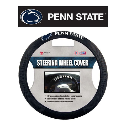 NCAA Penn State Nittany Lions Poly-Suede on Mesh Steering Wheel Cover by Fremont Die