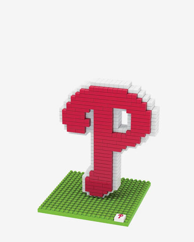 MLB Philadelphia Phillies Logo BRXLZ 3-D Puzzle by Forever Collectibles