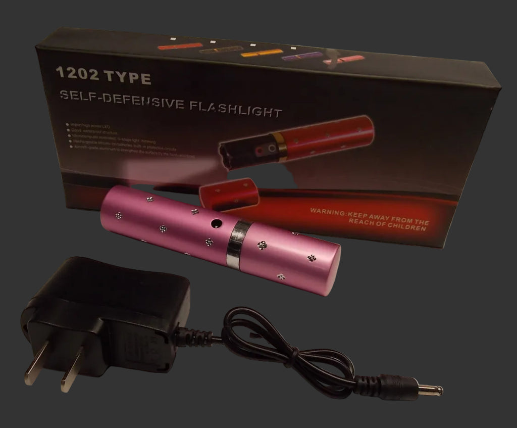 Stun Master 25 Million Volt Rechargeable Stun Gun Large Lip Stick Pink