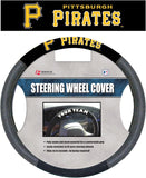 MLB Pittsburgh Pirates Poly-Suede on Mesh Steering Wheel Cover by Fremont Die