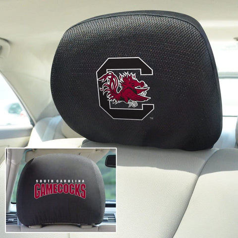 NCAA South Carolina Gamecocks 1 Pair Headrest Cover Two Side Embroidered Fanmats