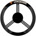 NCAA Texas Longhorns Poly-Suede on Mesh Steering Wheel Cover by Fremont Die