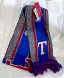 MLB Texas Rangers 2021 Gray Big Logo Scarf 64" by 7" by FOCO