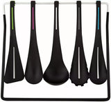 Essential Kitchen Utensils/Tools with Storage Rack 5 Piece Set Fusionbrands