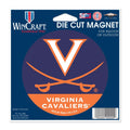 NCAA Virginia Cavaliers 4 inch Auto Magnet Die-Cut Logo by WinCraft