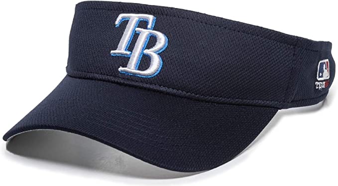 MLB Tampa Bay Rays Replica Mesh Baseball Visor 185 Adult