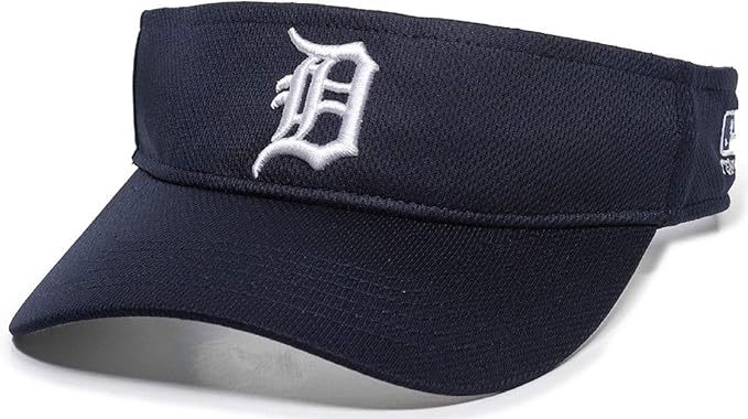 MLB Detroit Tigers Raised Replica Mesh Baseball Visor 185 Adult