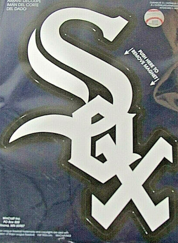 MLB Chicago White Sox 7 1/4" by 5 1/4" Auto Die-Cut Magnet Logo by WinCraft