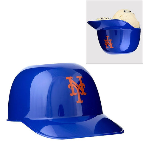 MLB New York Mets Mini Batting Blue Helmet Ice Cream Snack Bowl Single