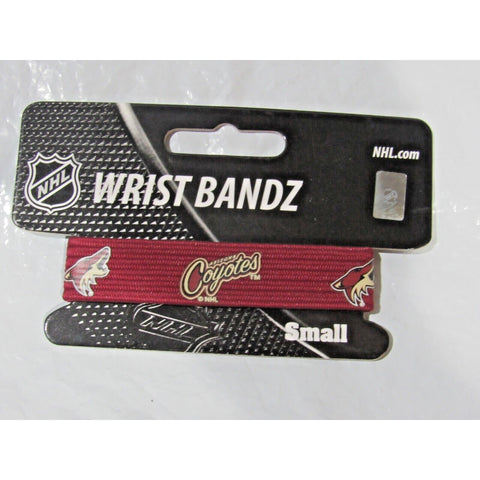NHL Arizona Coyotes Wrist Band Bandz Officially Licensed Size Small by Skootz