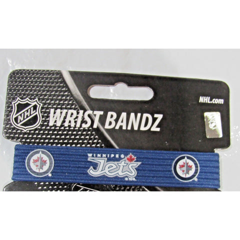 NHL Winnipeg Jets Wrist Band Bandz Officially Licensed Size Medium by Skootz