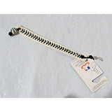 Blank White w/Black Stitching Team Baseball Seam Bracelet by Gamewear