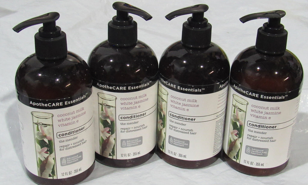 4 ApotheCARE Essentials The Mender Damaged Hair Repair Conditioner Coconut Milk 12 Fl Oz
