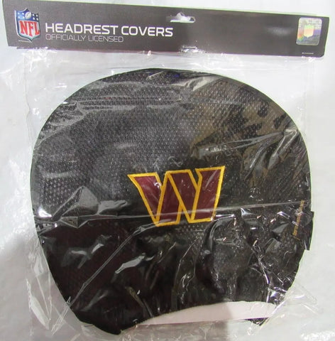 NFL Washington Commanders Head Rest Cover Double Side Embroidered Pair by Fanmats