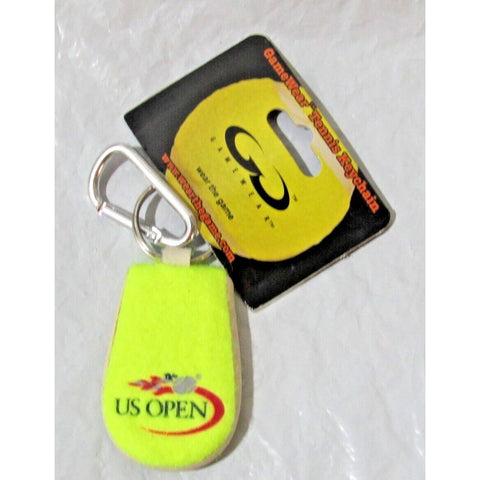 US OPEN Tennis Ball Textured with Laces Keyring with Carabiner by GameWear