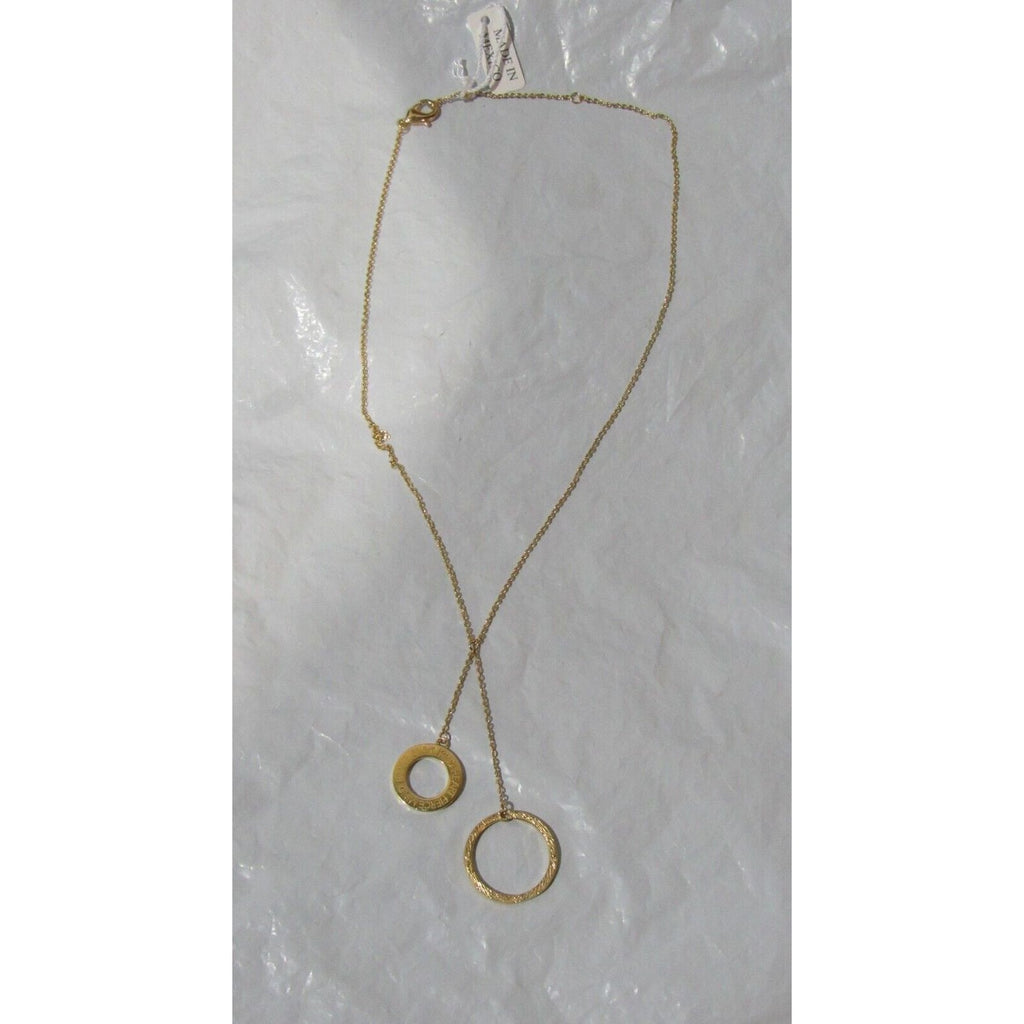Women Warriors Stella Valle Gold Necklace Kind Heart Fierce Mind Brave Spirit