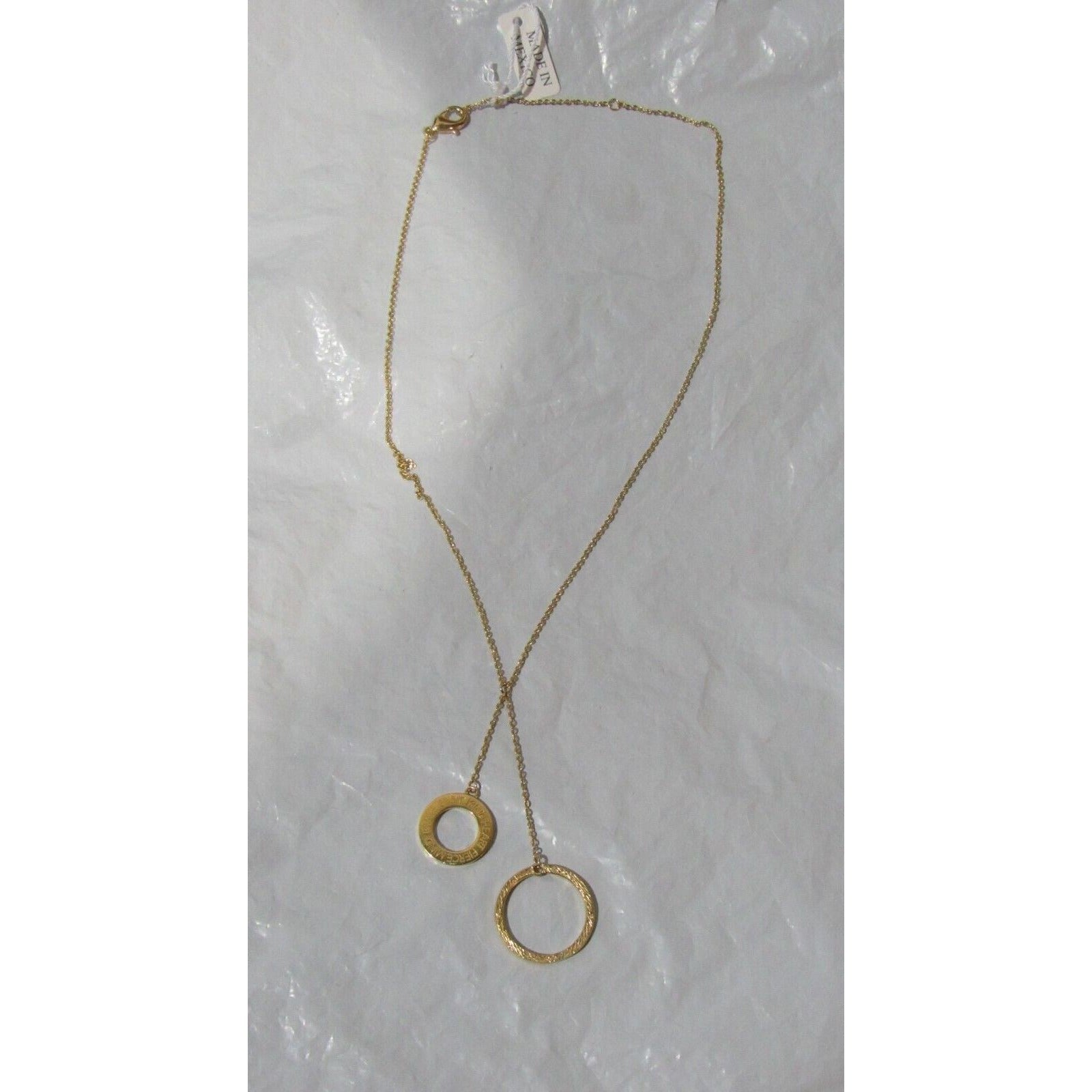 Women Warriors Stella Valle Gold Necklace Kind Heart Fierce Mind Brave Spirit