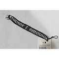 Black Brewers Sausage Man w/White Stitching Team Baseball Seam Bracelet Gamewear