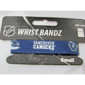 NHL Vancouver Canucks Wrist Band Bandz Officially Licensed Size Small by Skootz