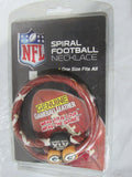 NFL Green Bay Packers Super Bowl XLV Spiral Football Necklace by Gamewear