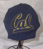 NCAA California Golden Bear Embroidered Blue Knit Beanie Hat Collegiate Headwear