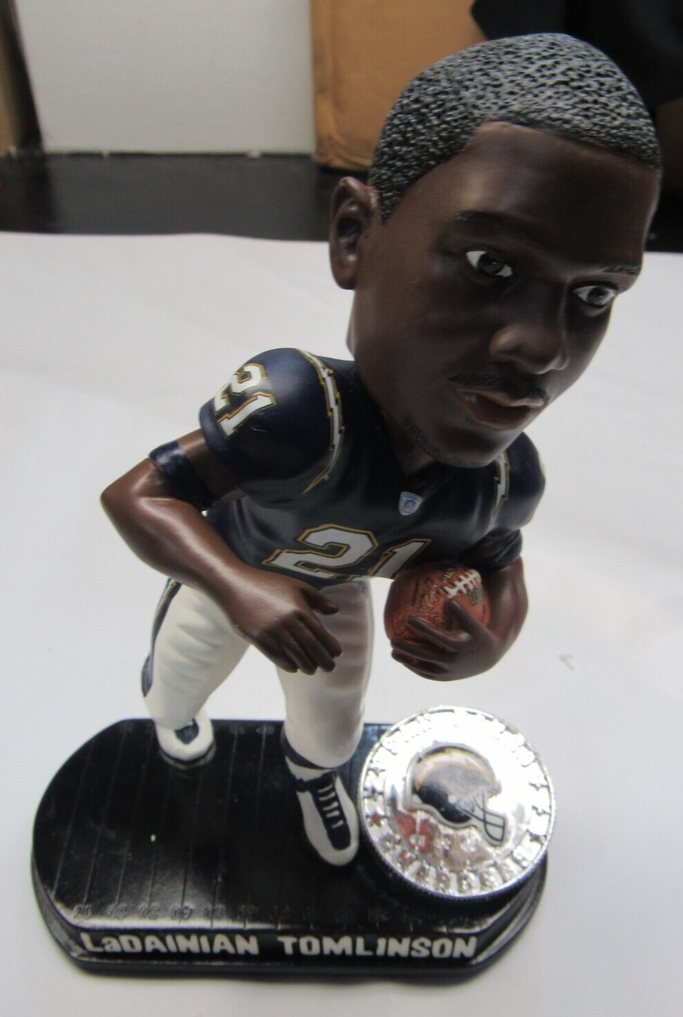 NFL San Diego Chargers Ladainian Tomlinson NFL Legends of The Field Bobble Head