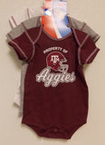 NCAA Texas A&M Aggies set of 3 Bodysuit Size 18M by OUTERStuff