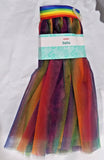 Multi Color Adult 12.5 inch TUTU 2 layer Mesh Pride by meijer