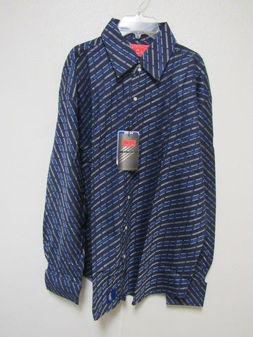 NBA Dallas Mavericks Blue Button Up Dress Shirt Long Sleeve size 2XL Headmaster