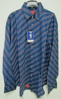NBA Detroit Pistons Button Up Dress Shirt Long Sleeve by Headmaster size 2XL