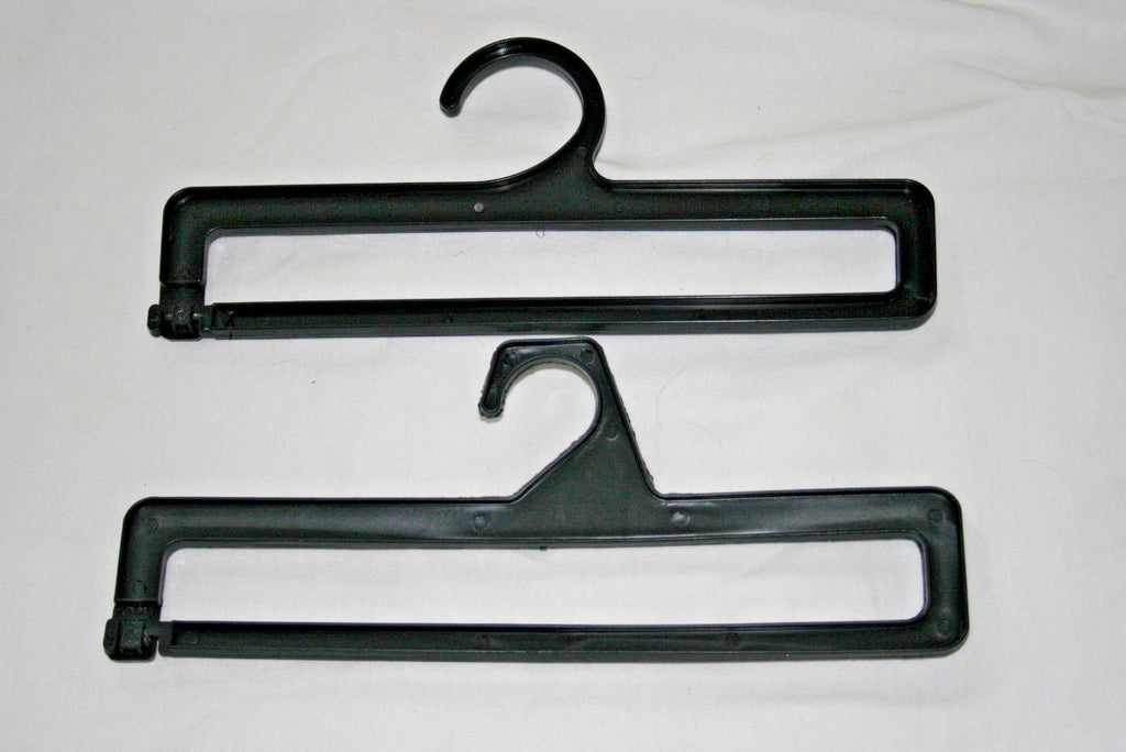 Lot of 12 Black 12" by 2 1/2" Retail Hook Hangers to Display a Plush Blanket