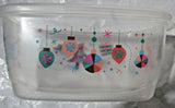 GLAD 2 Pack 64 oz. Limited Edition Christmas Holiday Plastic Storage Container