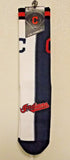 MLB Cleveland Indians Socks 2 Color with a Zipper in the Center Men's L 6-12 by pkwy