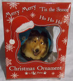 Sheltie Christmas Ornament Shatter Proof Ball 2.75" Diameter