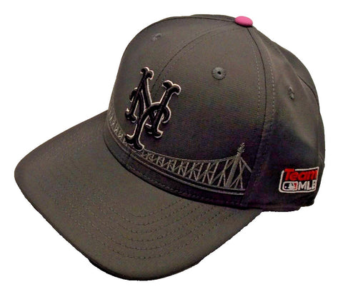 MLB NY Mets City Connect Dark Gray Cotton Baseball Hat Cap Style 550CC Adult