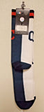 MLB Cleveland Indians Socks 2 Color with a Zipper in the Center Men's L 6-12 by pkwy