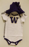 NCAA Washington Huskies set of 3 Bodysuit Size 24M by OUTERStuff