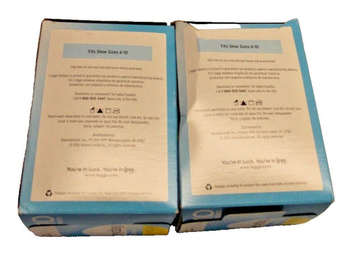 2 L'eggs Foot Covers 10 Pairs Everyday Shoe Size 6-10 Suntan Sheer Toe 13559