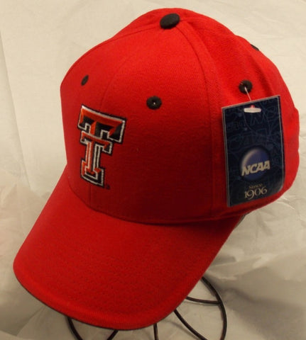 NCAA Texas Tech Red Raiders Red Hat Hook and Loop Closure by Signature